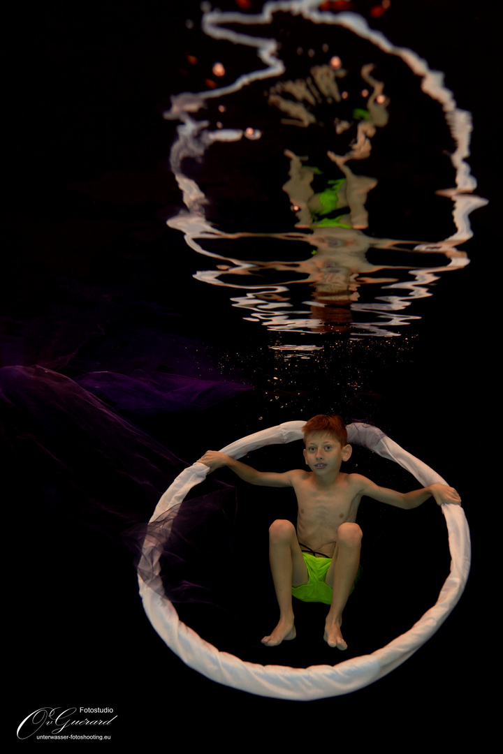 Kinder Unterwasser Fotoshooting