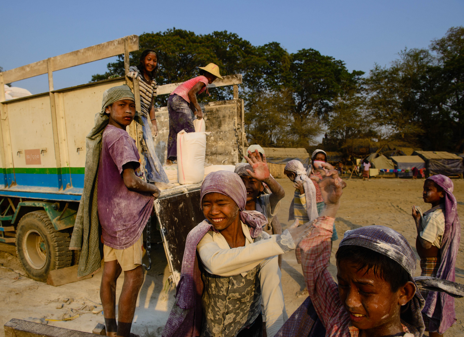 Kinderarbeiter in Mandalay