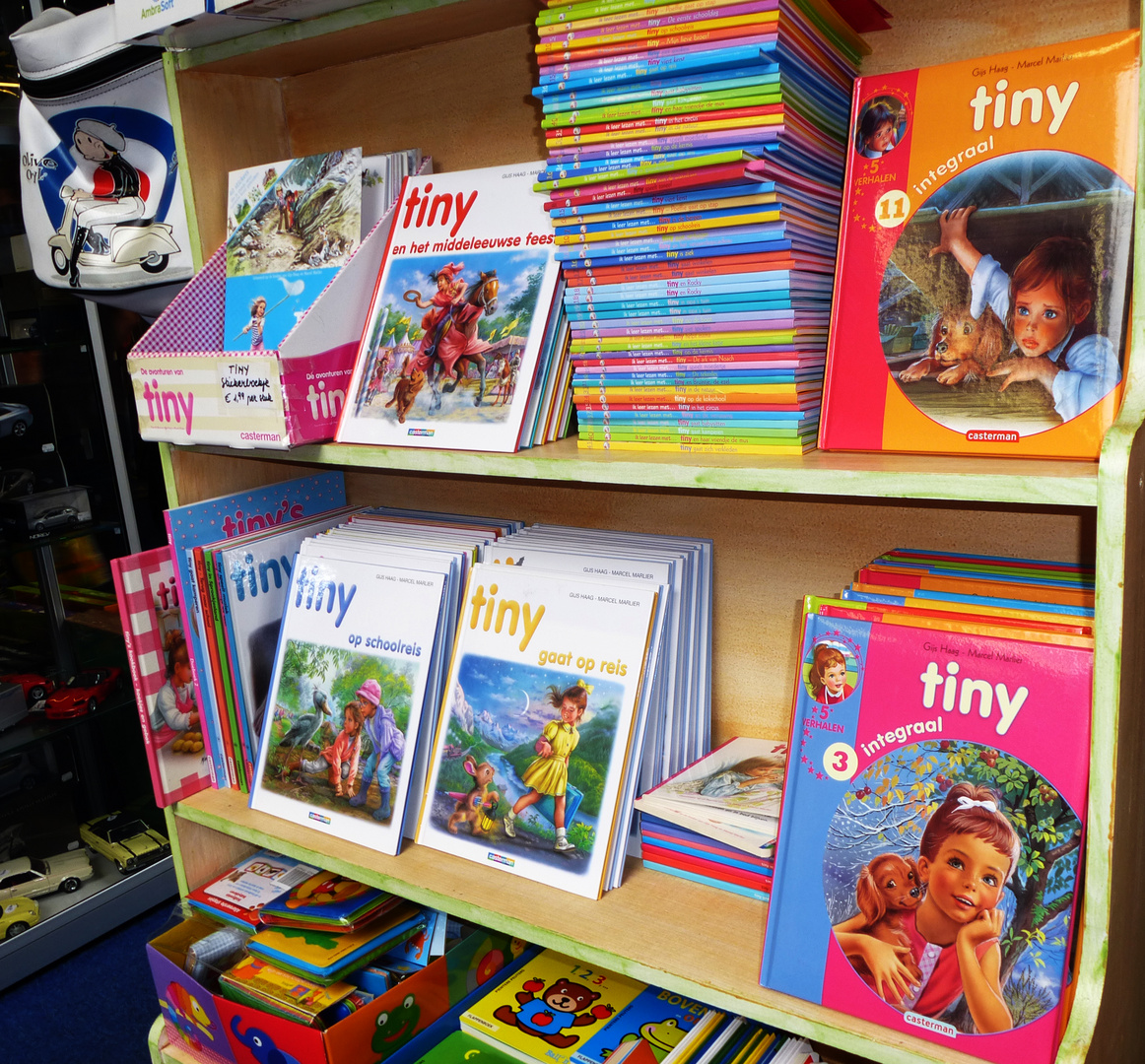 Kinderbuchserie in niederländischem Spielwarenladen ...