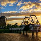 Kinderdijk am Abend