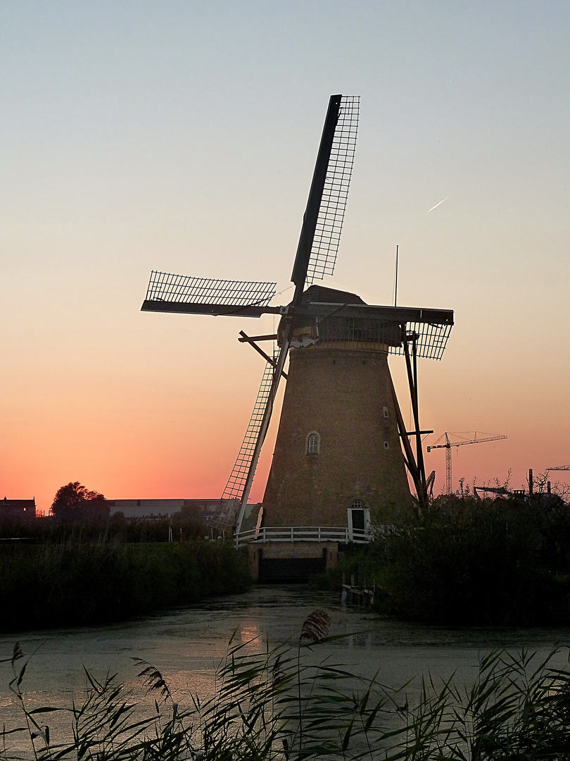 Kinderdijk am Abend