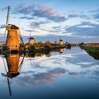 Kinderdijk am Morgen