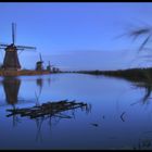 Kinderdijk bei Nacht