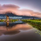 Kinderdijk Gewitterfront