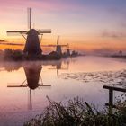 Kinderdijk - Herbstmorgen an den Windmühlen