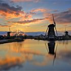 Kinderdijk in Farbe