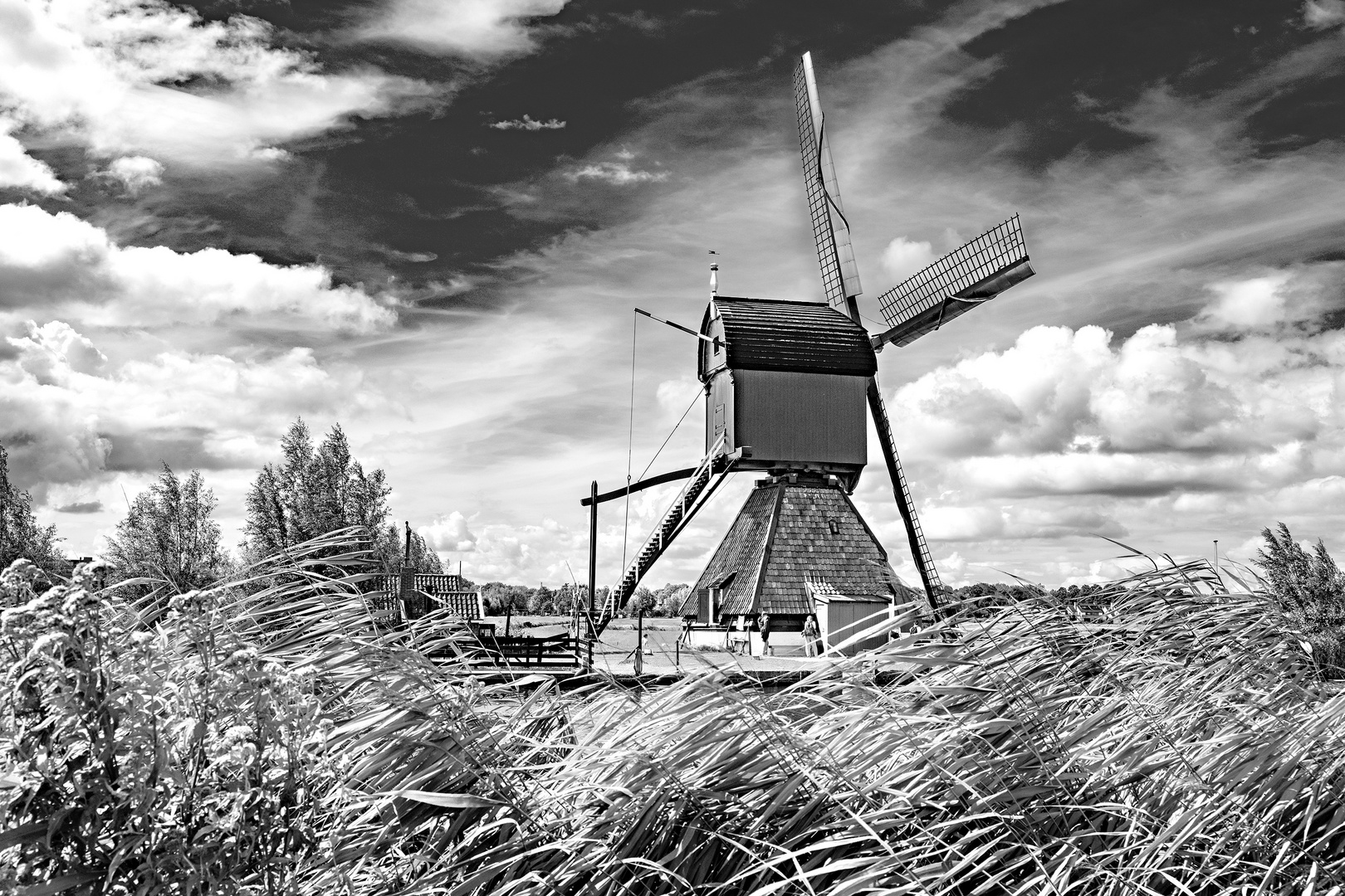  Kinderdijk - Windmühle