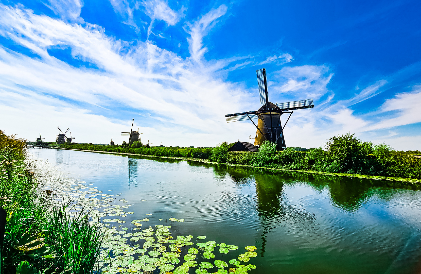 Kinderdijk Windmühlen 