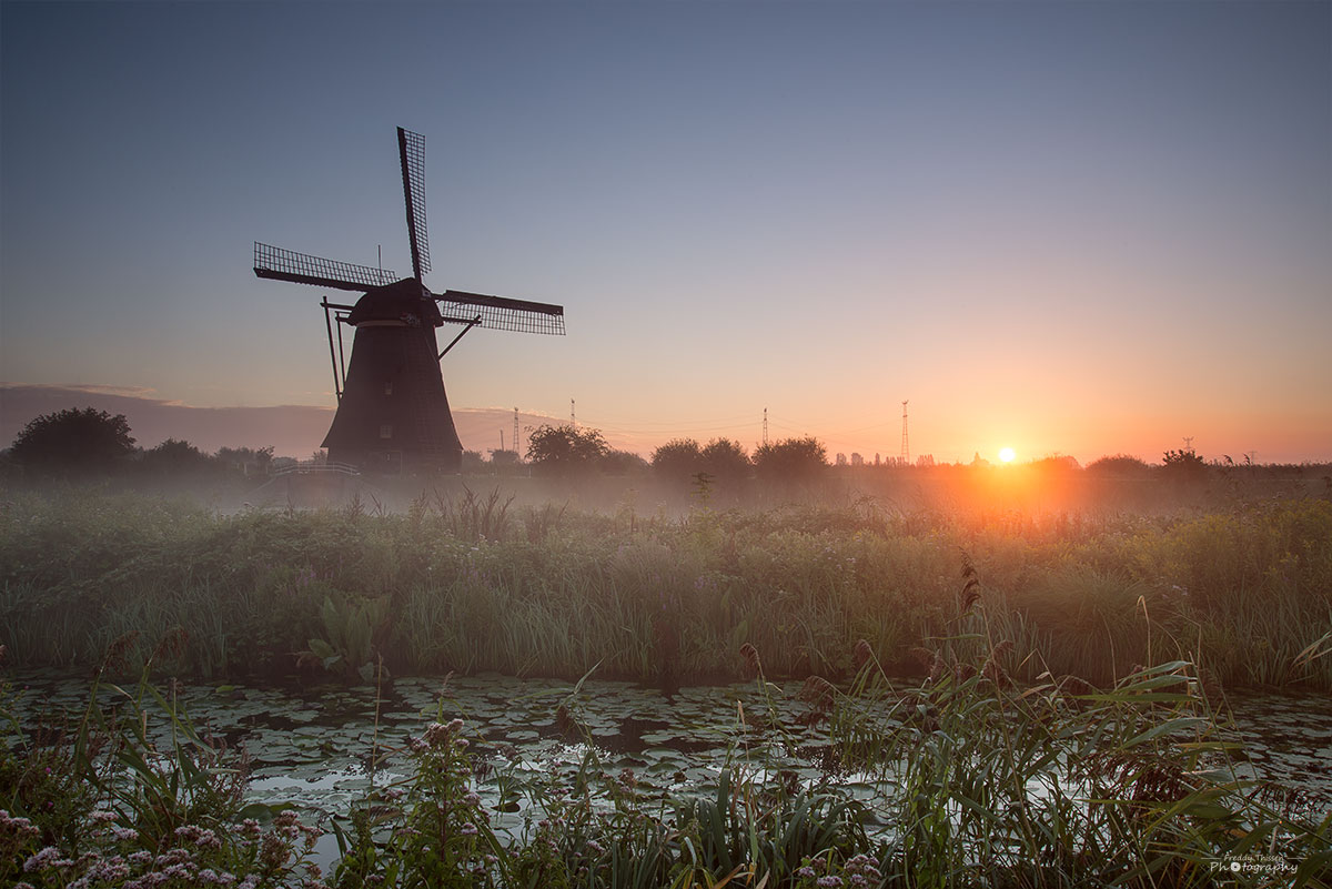 Kinderdijk, Windmühlenpark, Niederlande