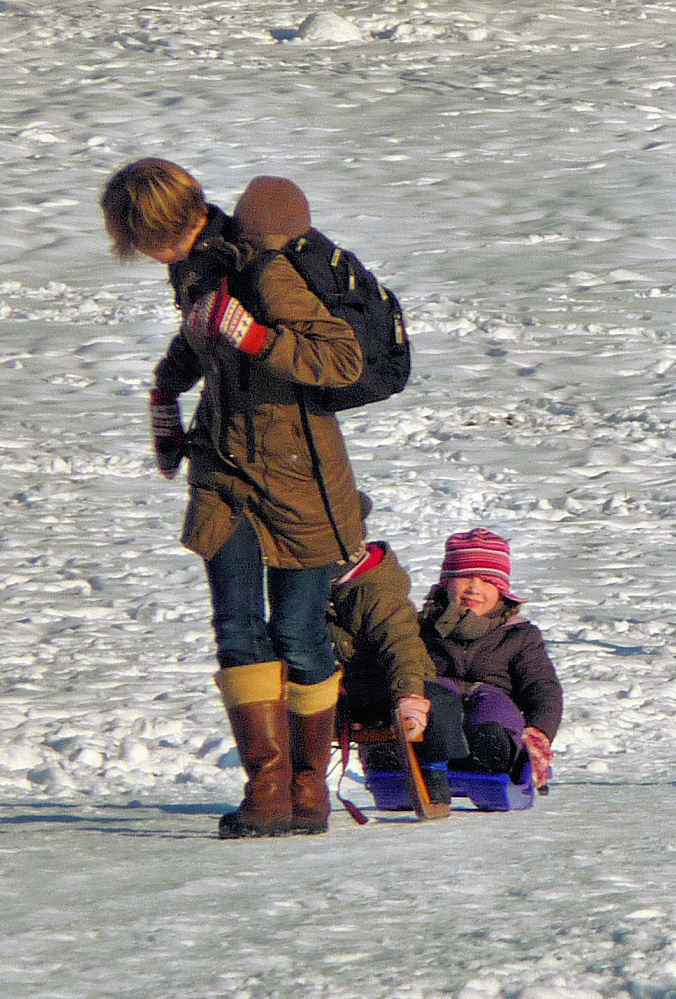 Kinder(er)ziehung im Winter