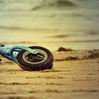 Kinderfahrrad am Warnemünder Strand