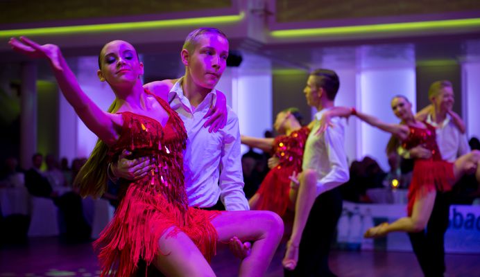 Kinderformation der Tanzschule Gutmann Freiburg