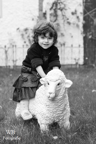 Kinderfotos im Garten