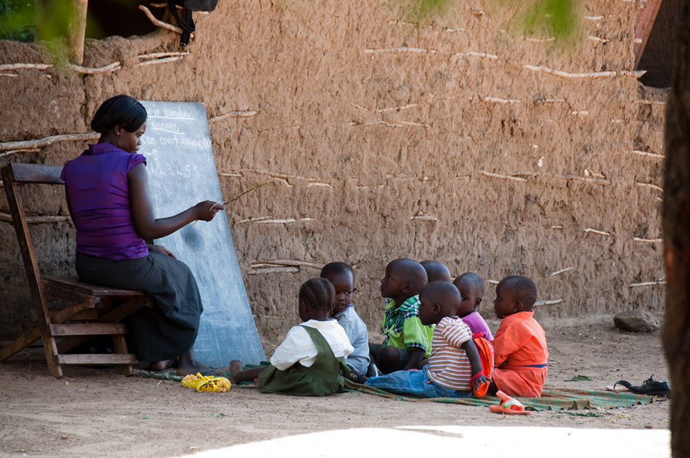 * kindergarden in Karamoja *