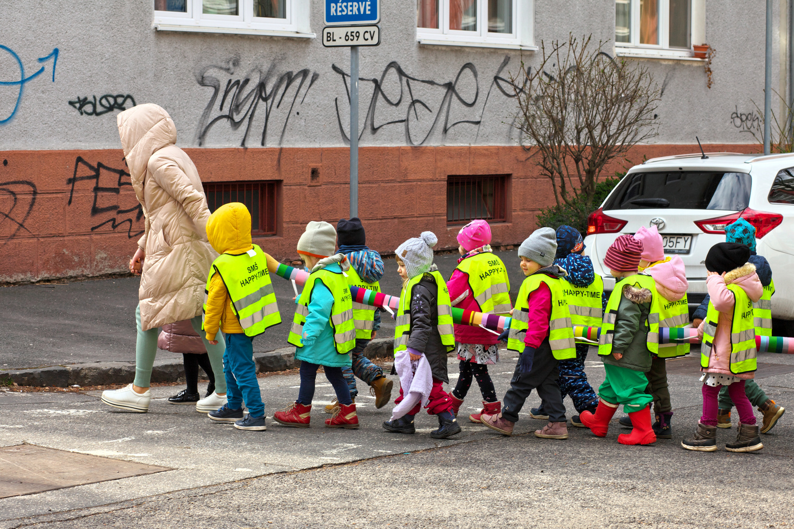 Kindergarten-Spaziergang