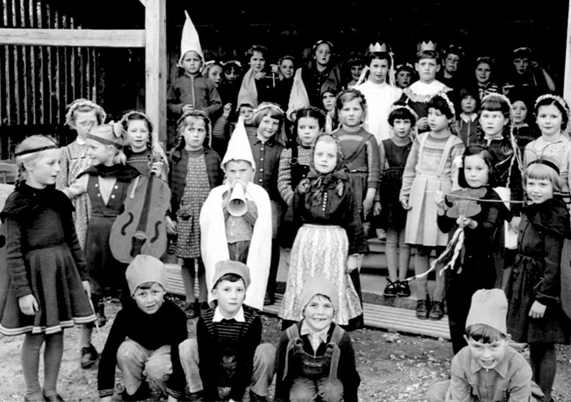 Kindergartenfest März 1958 in Tettnang