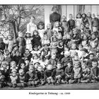 Kindergartenkinder in Tettnang - etwa 1906