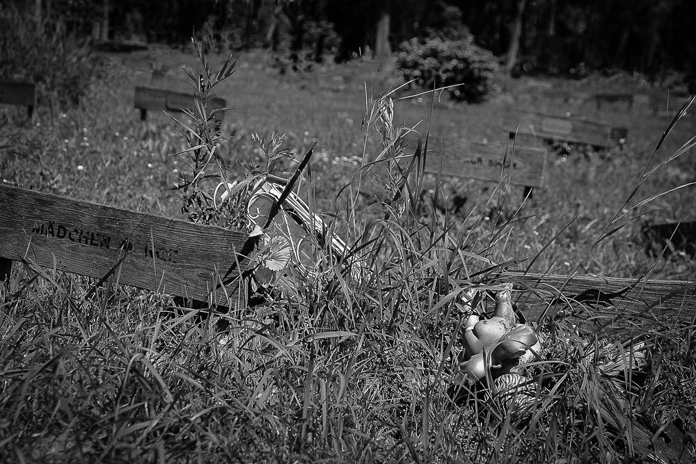 Kindergräber auf dem Zentralfriedhof in Wien