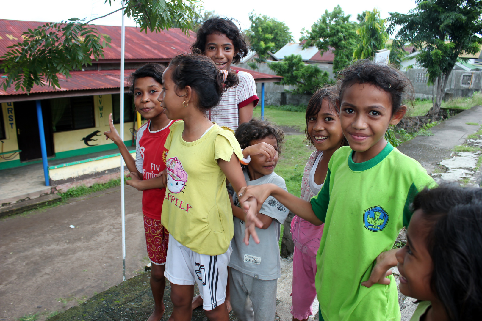 Kinderlächeln in Larantuka