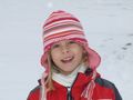 Kinderportrait im Schnee von Manuela Nauke