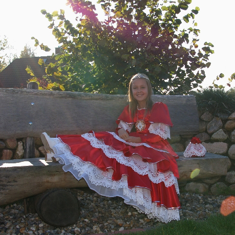 Kinderprinzessin im Karneval