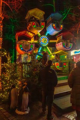 Kinderriesenrad auf dem Weihnachtsmarkt