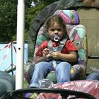 Kindersicherung auf dem Trecker