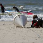 Kinderspiel am Strand