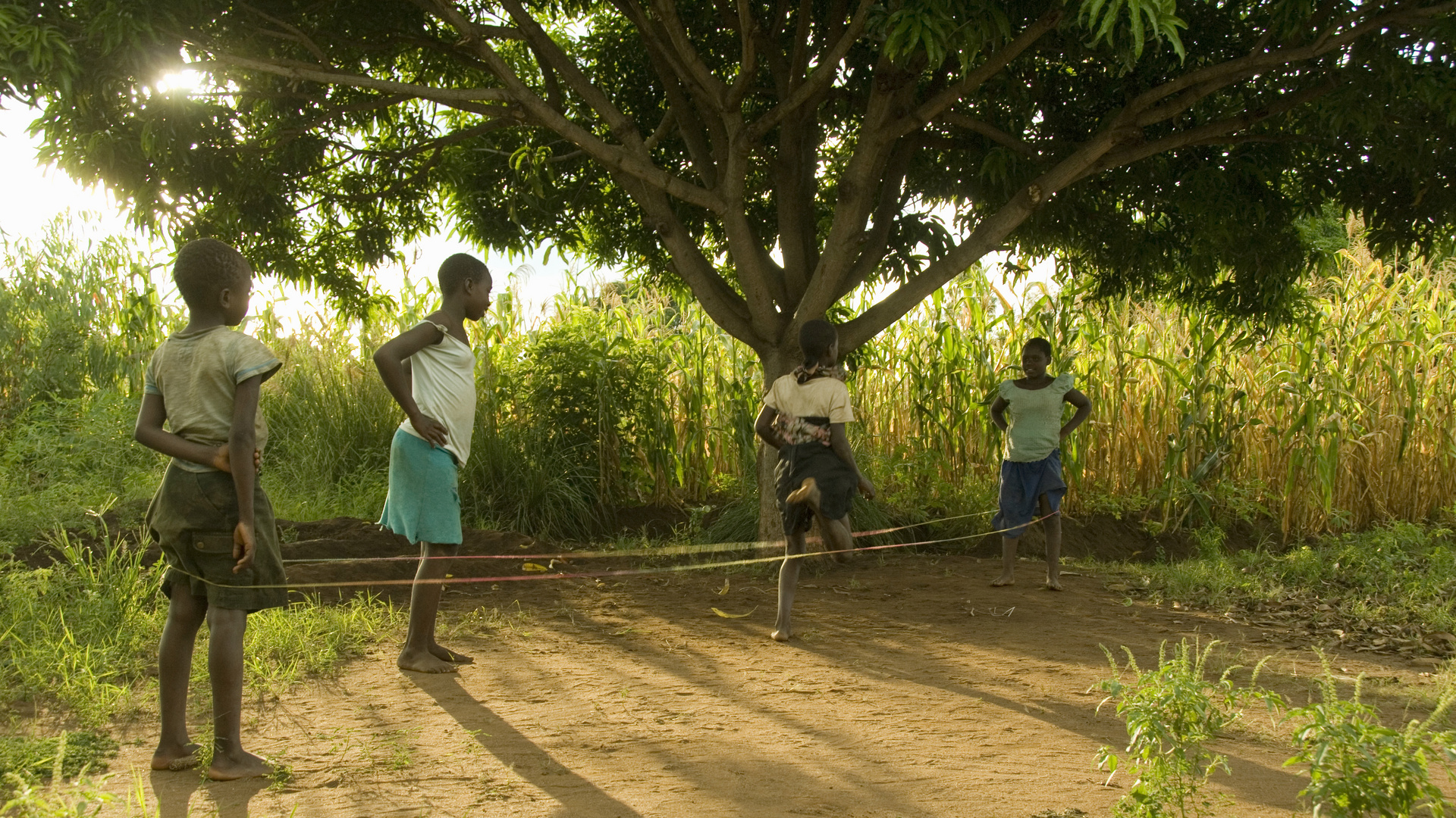 Kinderspiel in Chilumba