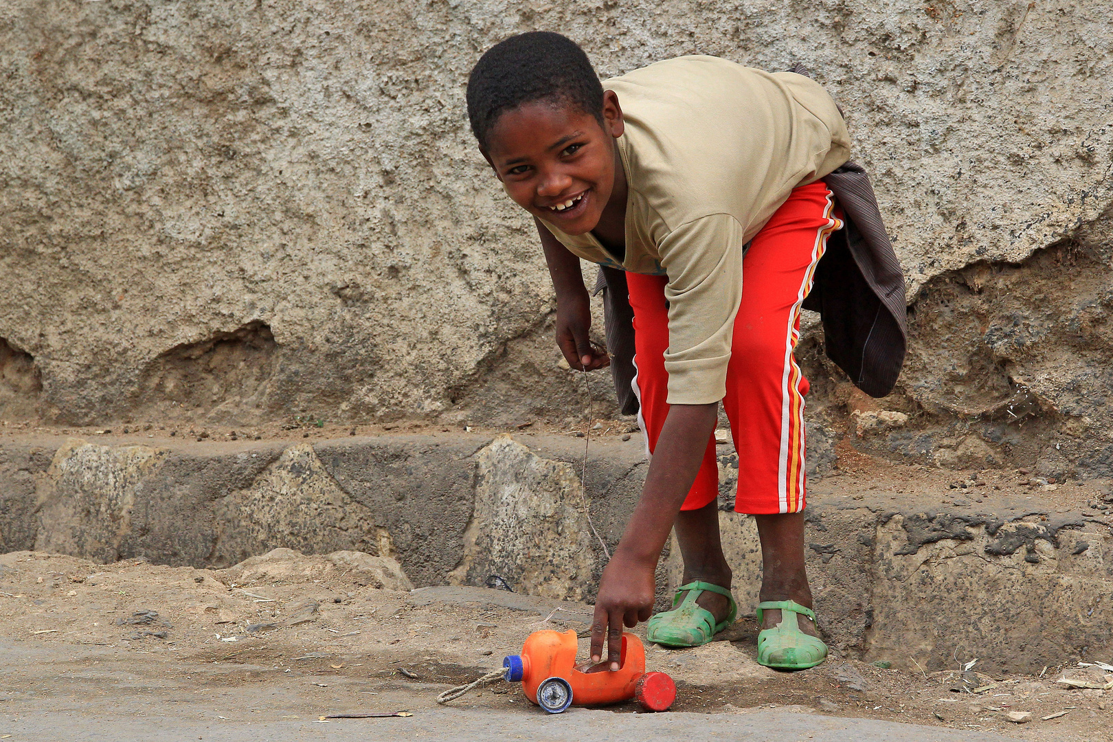 Kinderspielzeug in Harar, Äthiopien