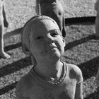 Kinderstatuen am Aldiana Kreisel auf Fuerteventura 
