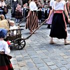 Kinderzeche Dinkelsbühl 2017:der wohl jüngste Teilnehmer im Festzug