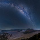 Kingkong Hill View on Milkyway Arch over Tengger Caldera