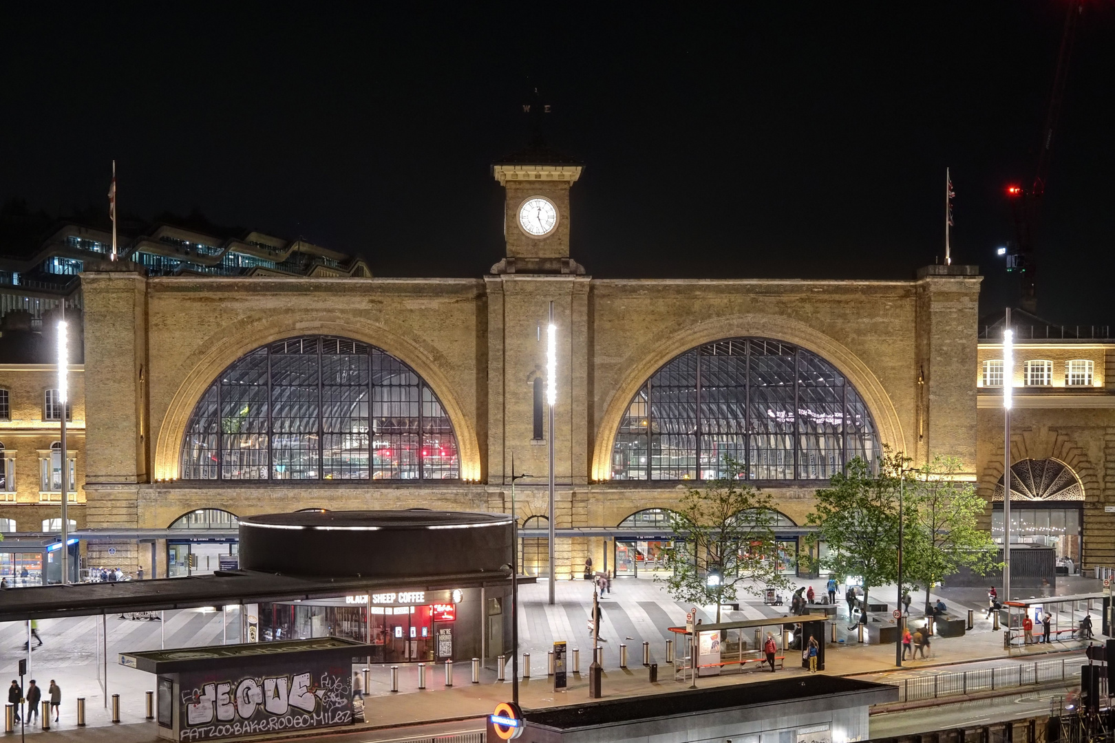 King's Cross bei Nacht