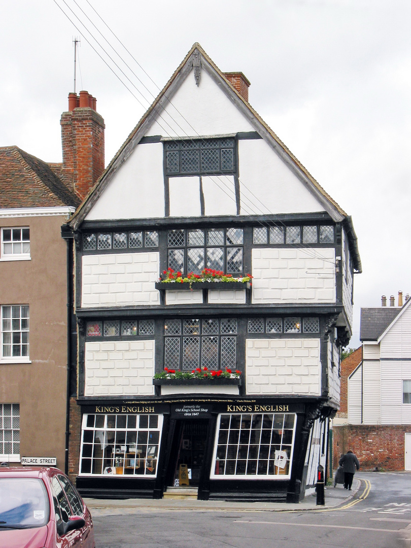 King's English Bookshop, Canterbury, Kent (circa 1647)