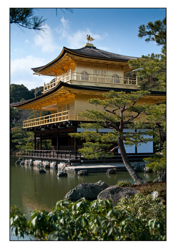 Kinkaku-ji „Goldener-Pavillon-Tempel“ in Kyoto