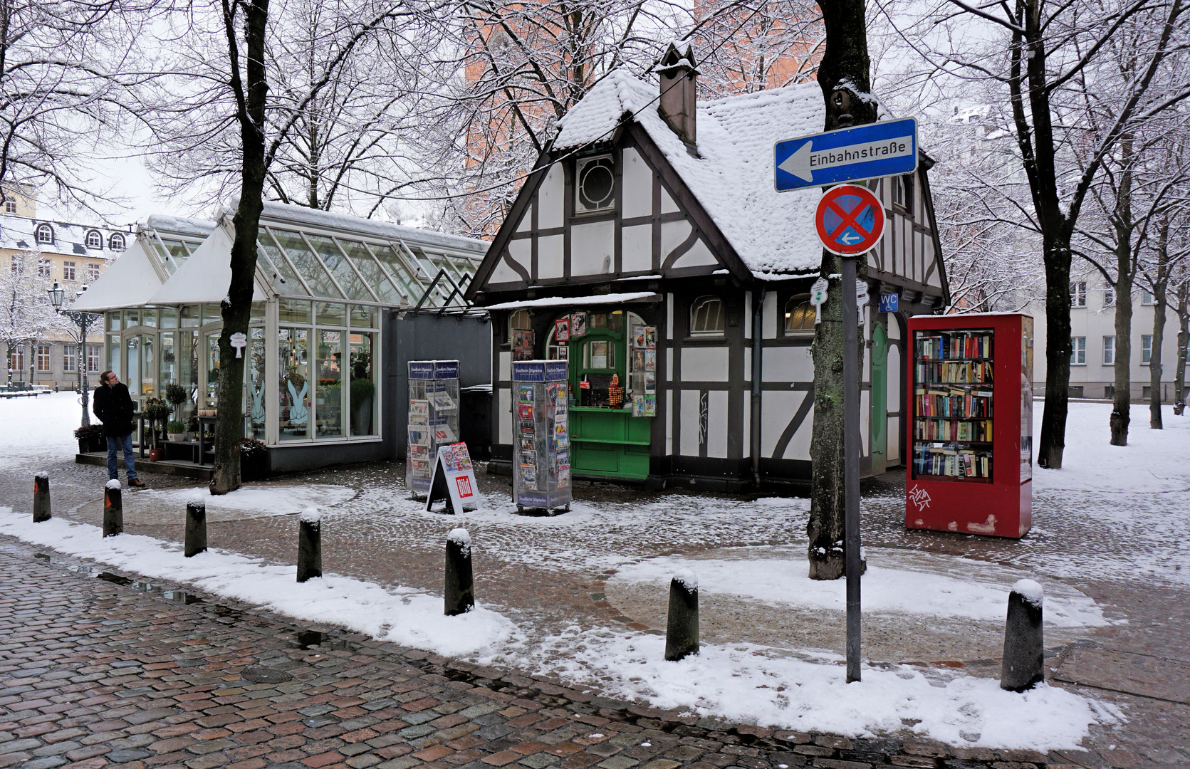 Kiosk am Laurentiusplatz.