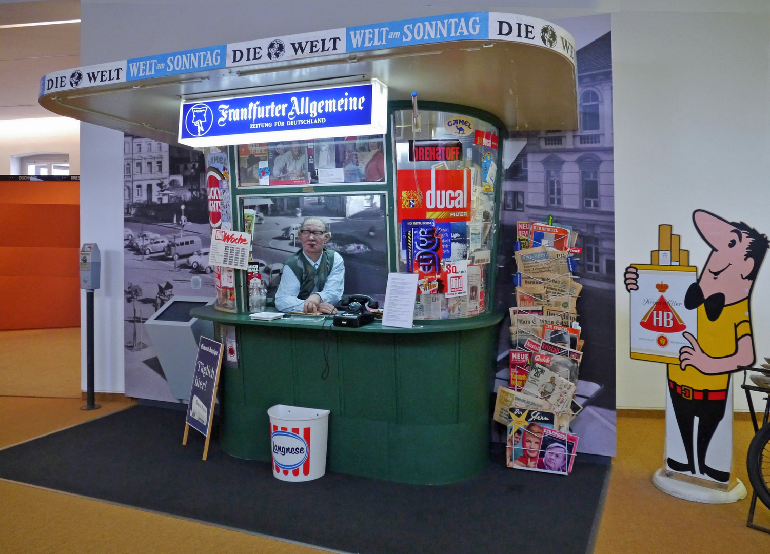 Kiosk im Museum