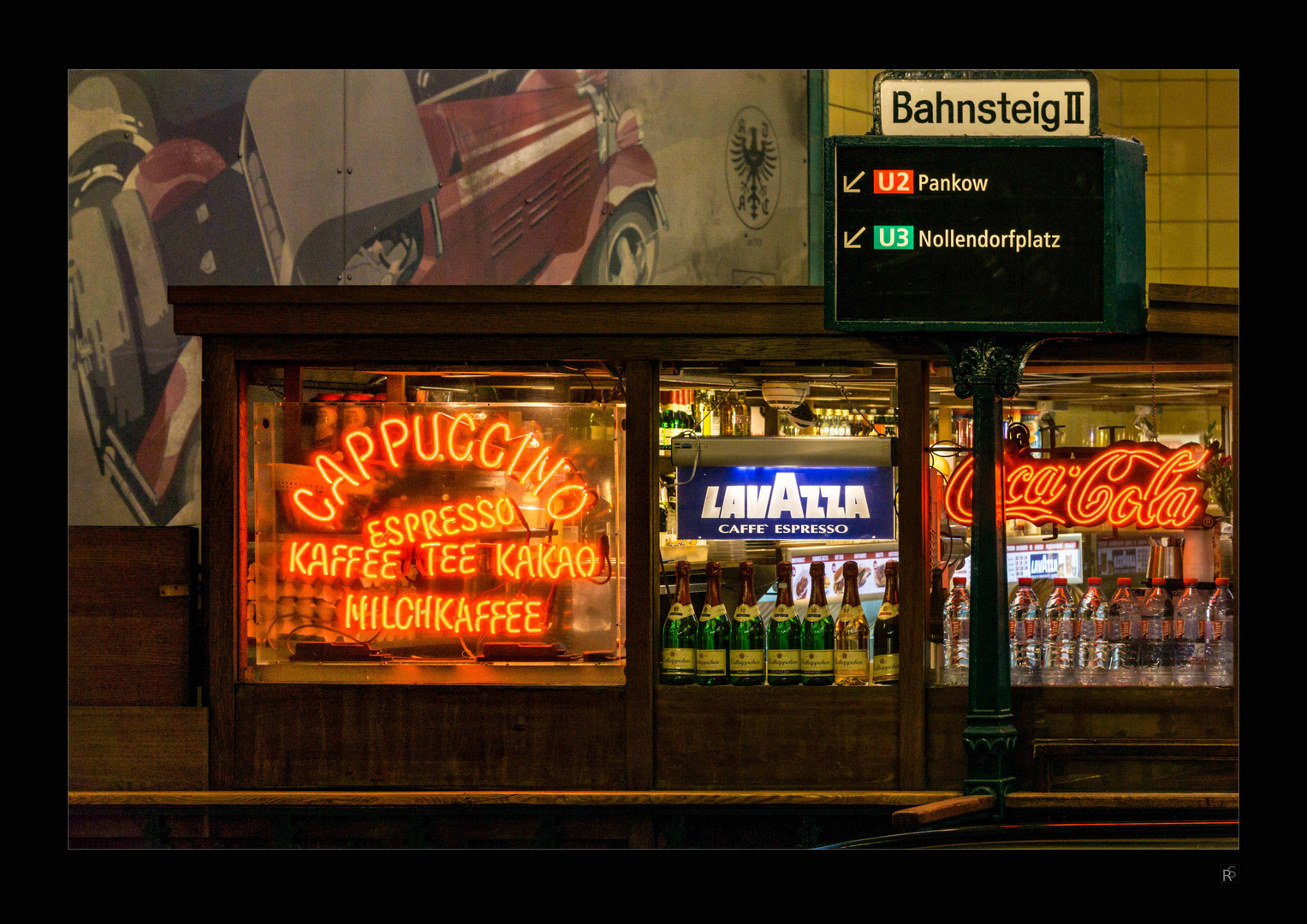 Kiosk im U-Bahnhof