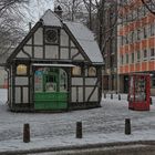 Kiosk im Winter