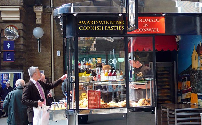 Kiosk in Kings Cross Station