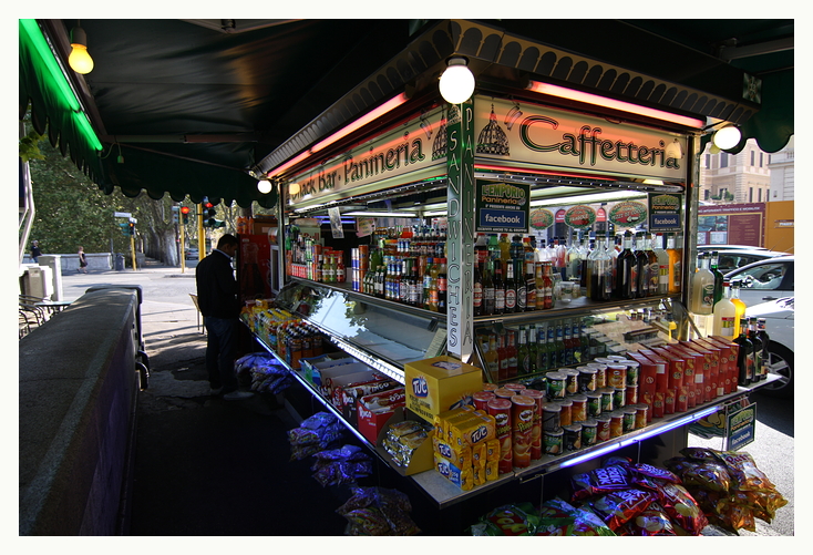 Kiosk in Rom