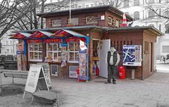 Kiosk mit Trafohaus