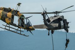 Kiowa meets Blackhawk