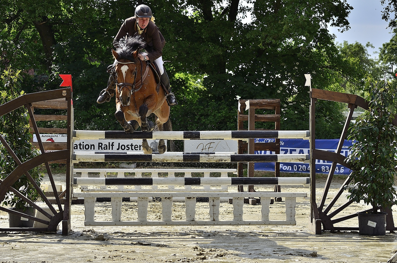 Kira Weigel beim Tunier in Bottrop-Kirchhellen 2.6.2012