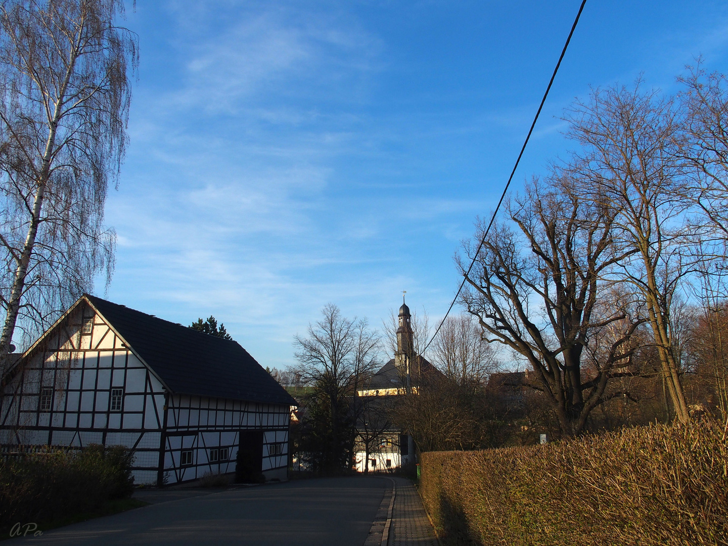 Kirchblick in Lobsdorf