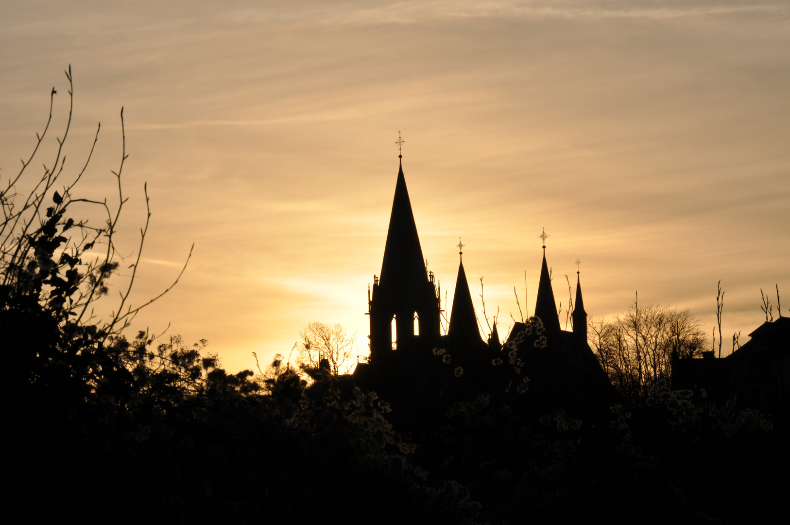 Kirche Abendrot