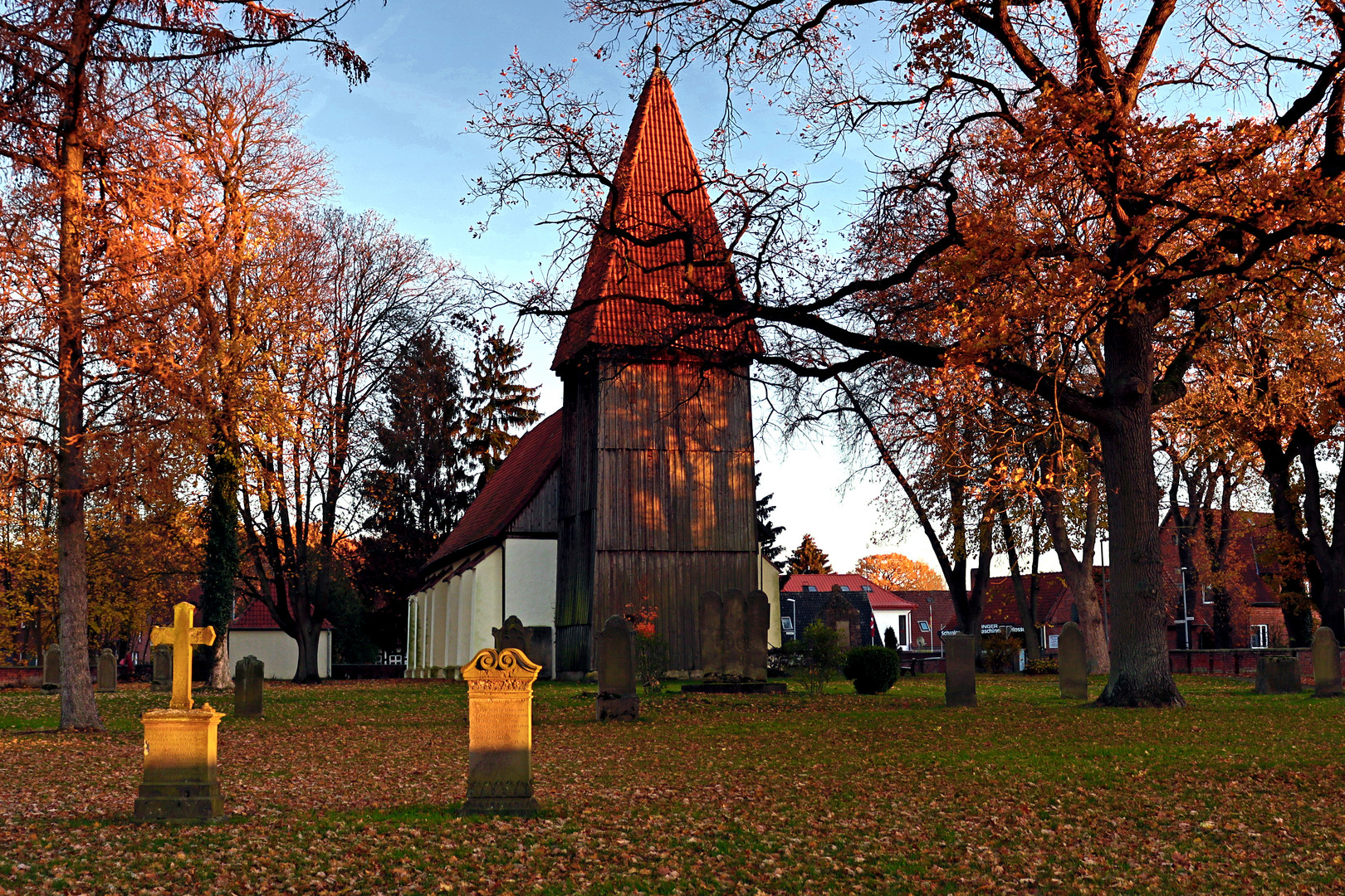 Kirche Abendstimmung