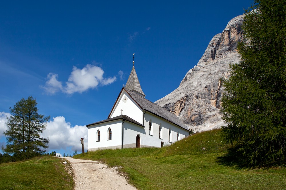 Kirche am Heligkreuzkofel