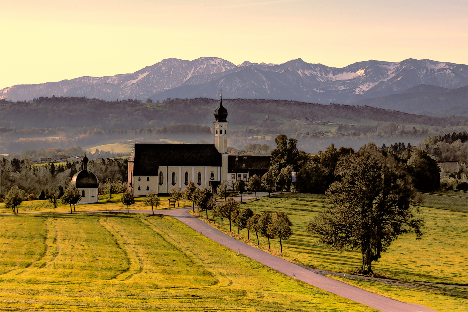 Kirche am Irschenberg